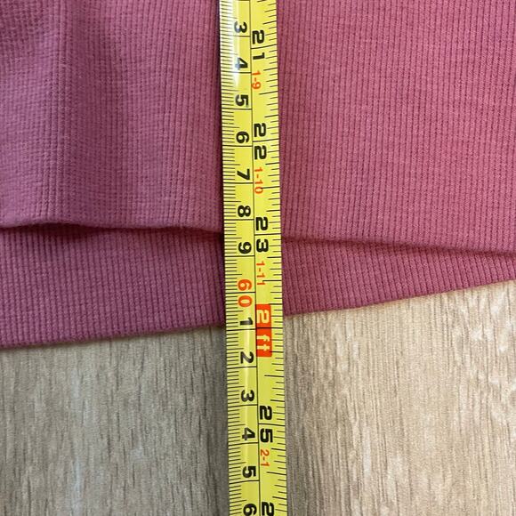 Eddie Bauer XL Full Zip Hoodie Women's Pink Cotton Blend Lightweight Sweatshirt - Picture 6 of 7